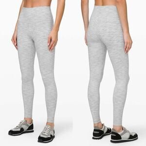 Lululemon Wunder Under High Rise Tight Full-On Luxtreme Leggings Grey Size 14
